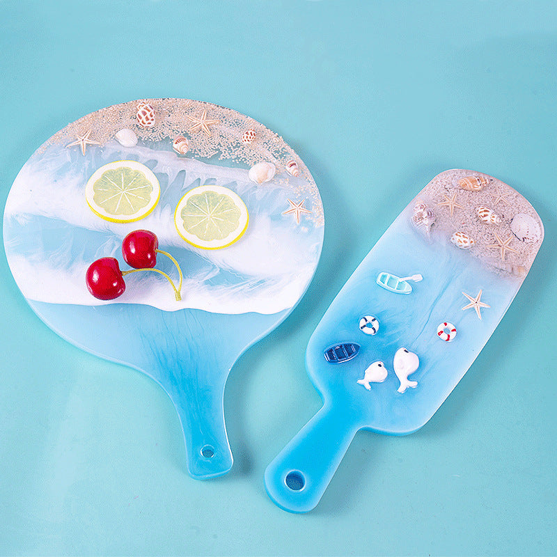 Crystal Epoxy Special-shaped Fruit Plate Storage Tray Mould