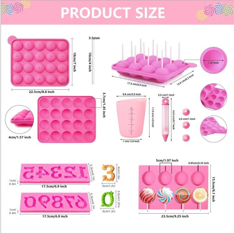 Candy Making Cooking Kit Silicone Mold Set