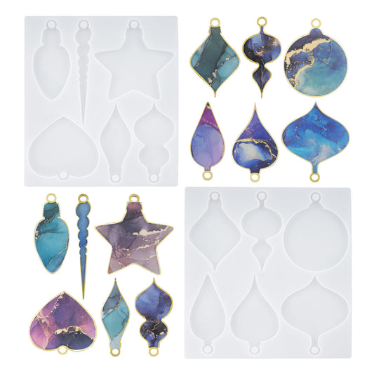 Diy Crystal Resin Christmas Ornament Epoxy Mold