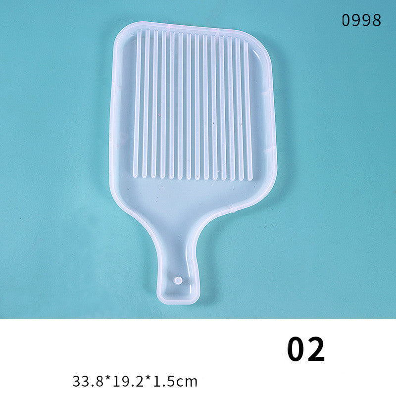 Crystal Epoxy Special-shaped Fruit Plate Storage Tray Mould