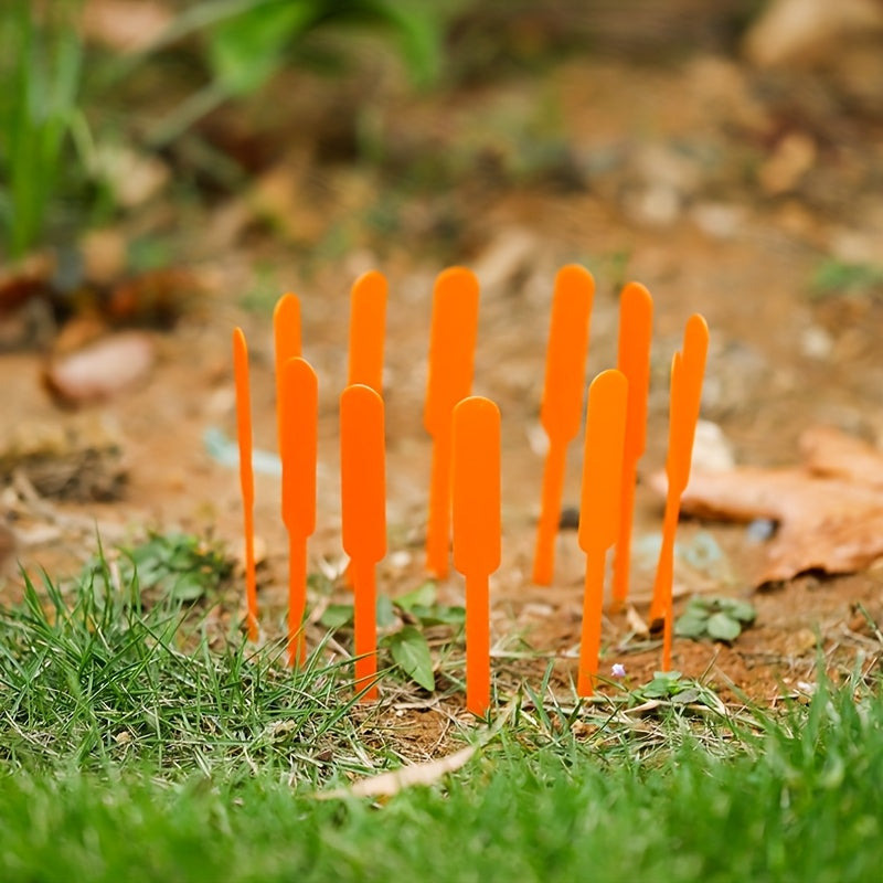100 garden plant labels with marking pens - suitable for outdoor gardening and lawn care