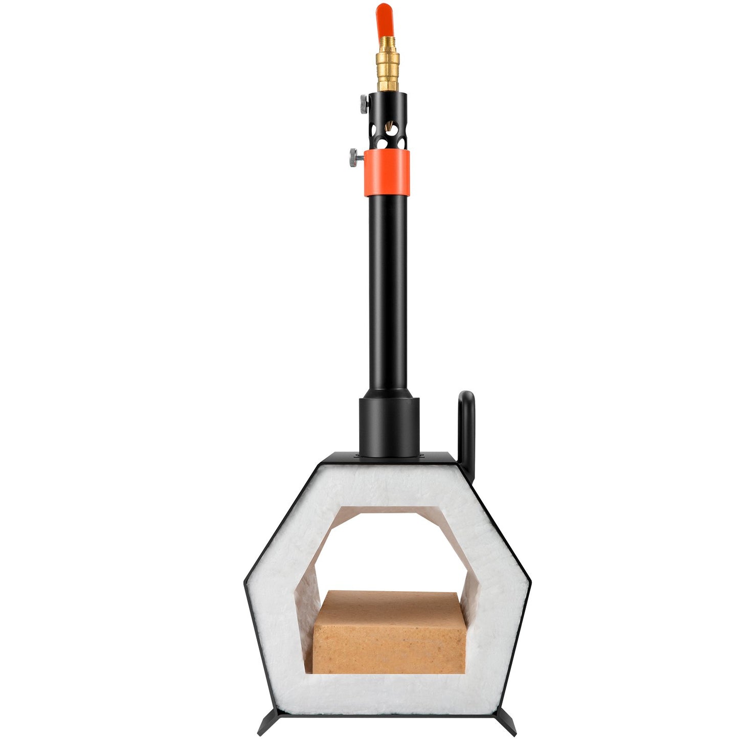 Propane Forge Portable, Single Burner Tool And Knife Making, Large Capacity Blacksmith Farrier Forges, Mini Furnace Blacksmithing, Gas Forging Tools And Equipment, Complete Art Kit