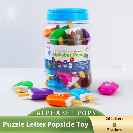 Popsicle Letters or Numbers Learning Matching Kits