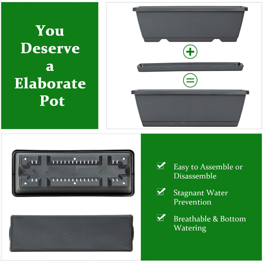 5-Tier Raised Garden Bed With Water Drainage