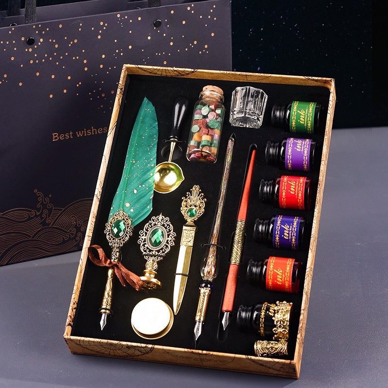 Feather Pen Kit Dipping Pen Craft Set