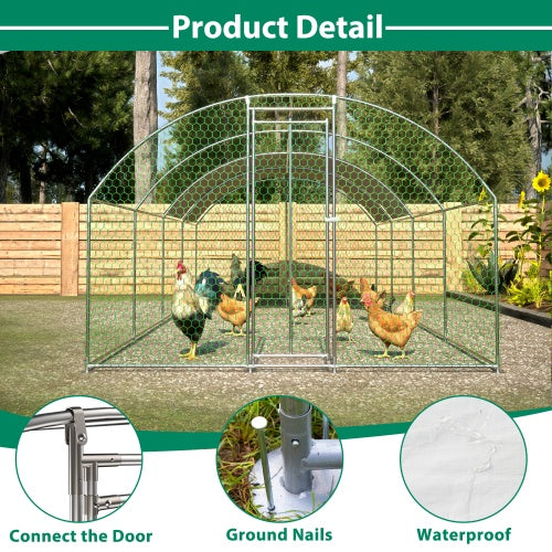 X-Large Chicken Coop Metal Chicken Track