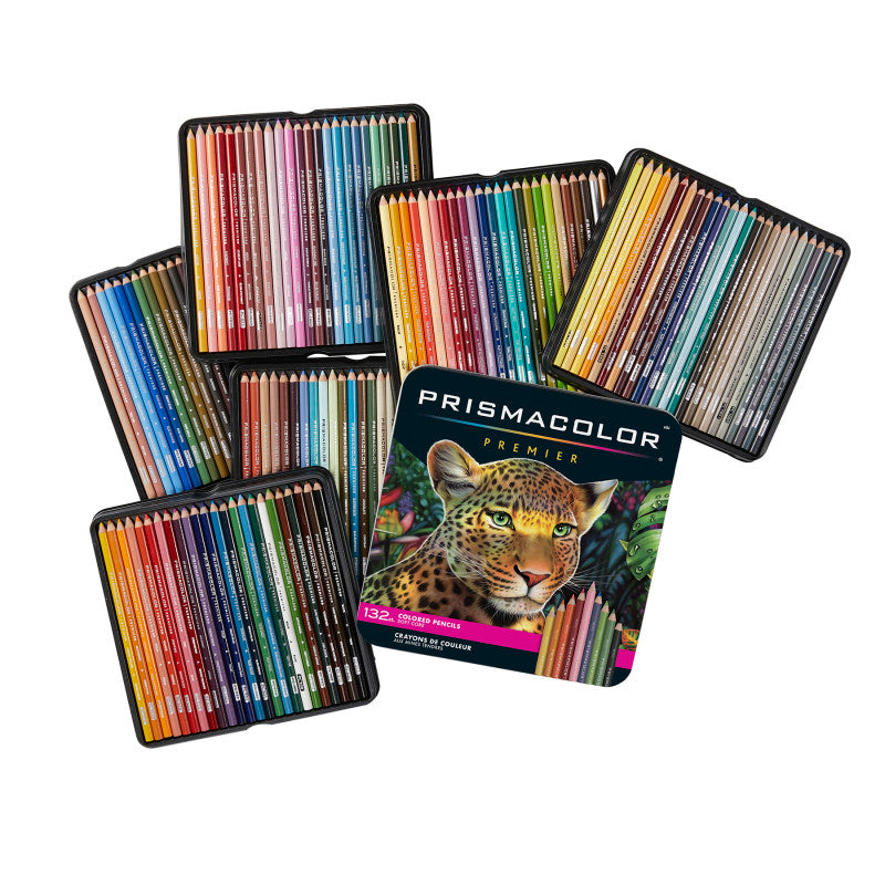 132CT TIN COLORED PENCILS PRISMACOLOR PREMIER