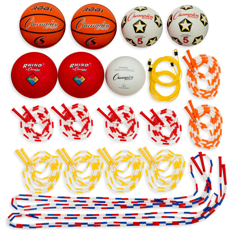 ASSTD PLAYGROUND BALLS & JUMP ROPE SET
