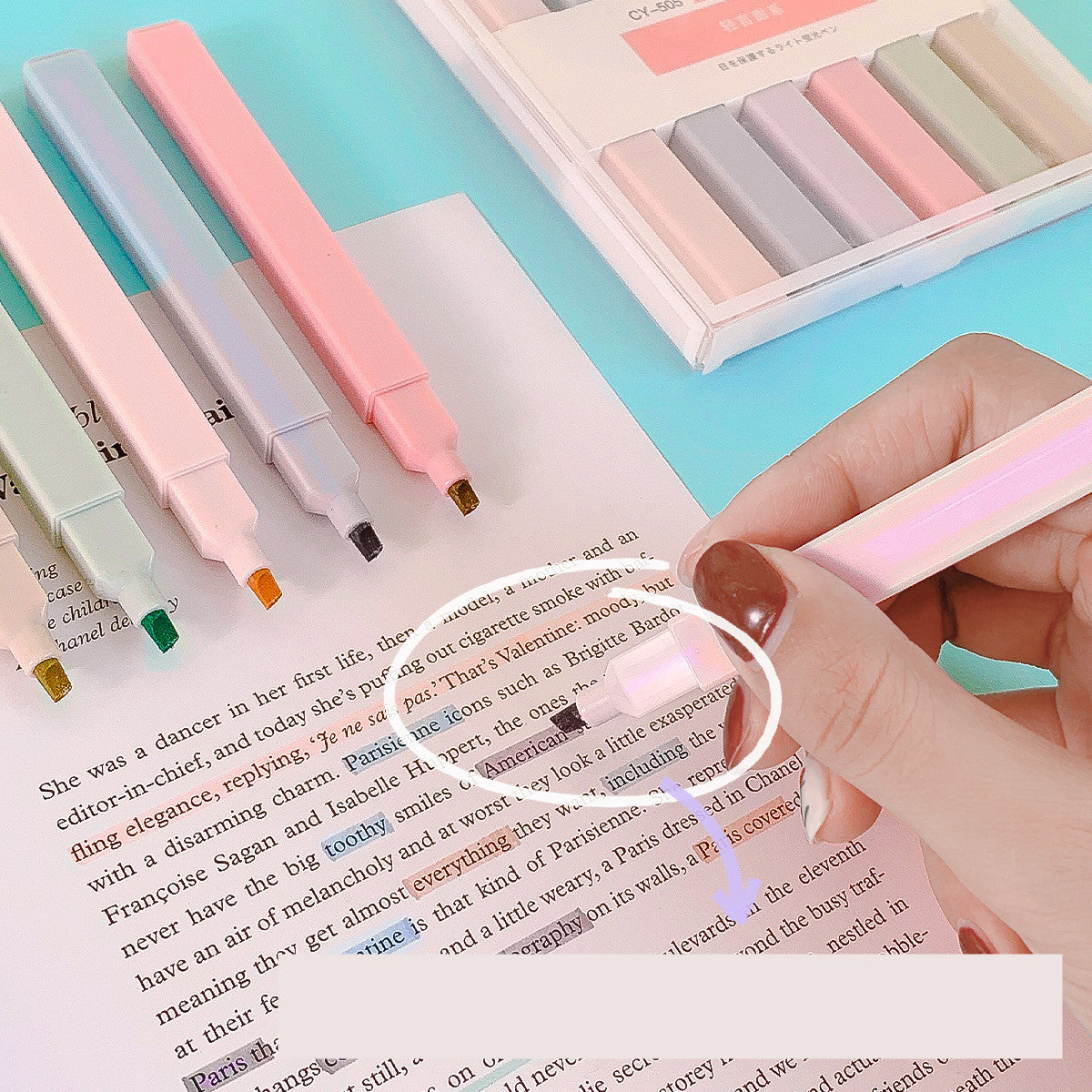 Marker Highlighter Set