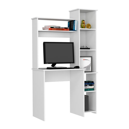 Simple Desk, Five Shelves
