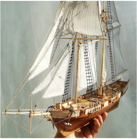 Wooden Antique Boat Building Kit