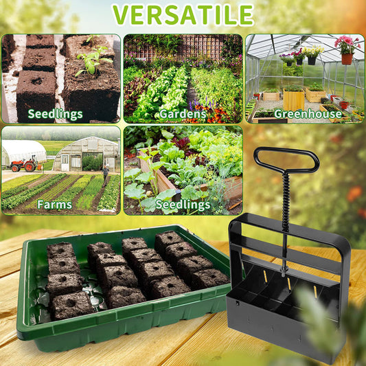 Manual Plastic Soil Block Maker Garden