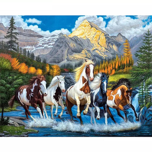 5D Animal Diamond Painting Horse