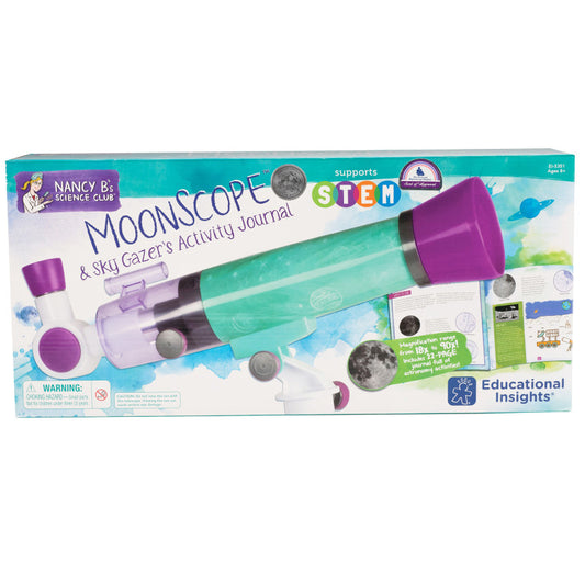 NANCY B SCIENCE CLUB MOONSCOPE & SKY GAZERS ACTIVITY JOURNAL SCIENCE KIT