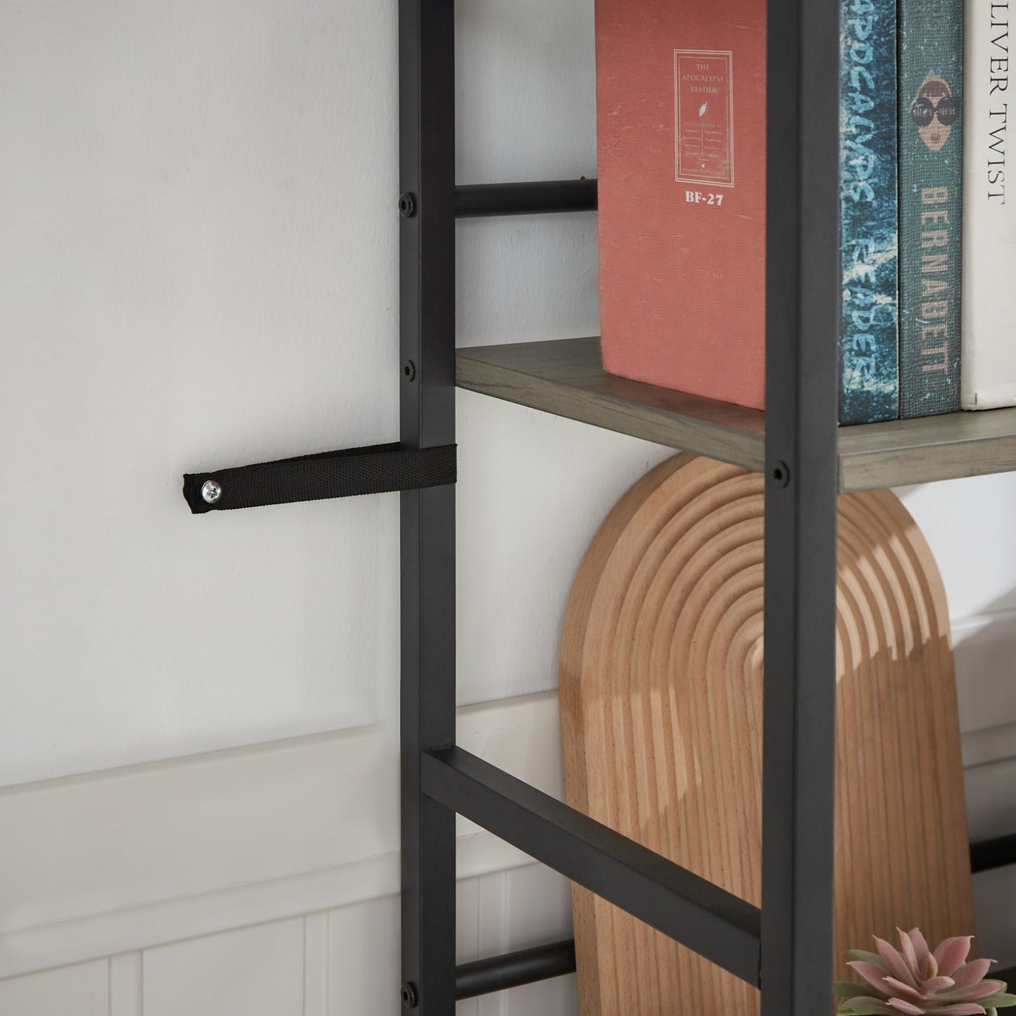 Triple Wide 5-Shelf Industrial Retro Bookshelves
