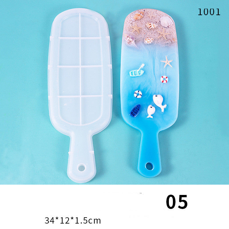 Crystal Epoxy Special-shaped Fruit Plate Storage Tray Mould