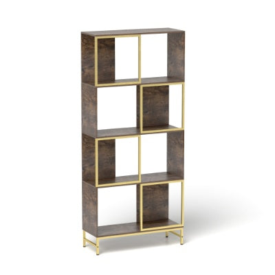 4-Tier Industrial Bookcase