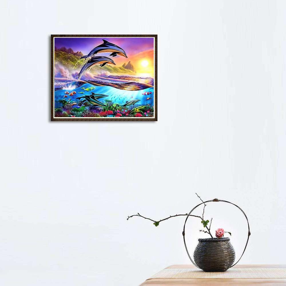 Dolphin Theme Diamond Painting