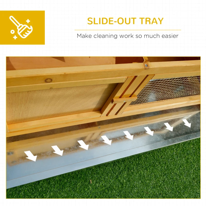 Paw Hut Wooden Rabbit Hutch