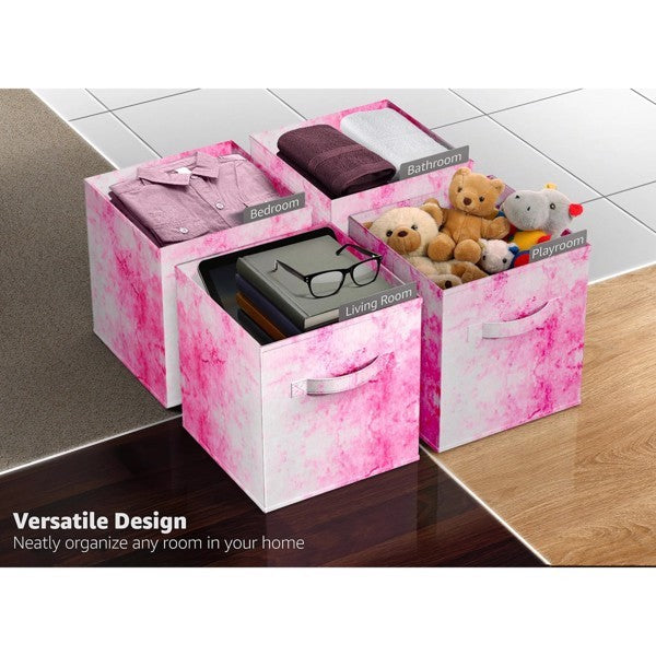 Colorful Foldable Storage Box, 6 Packs