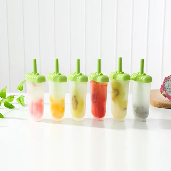 6Pcs Popsicle Molds Reusable