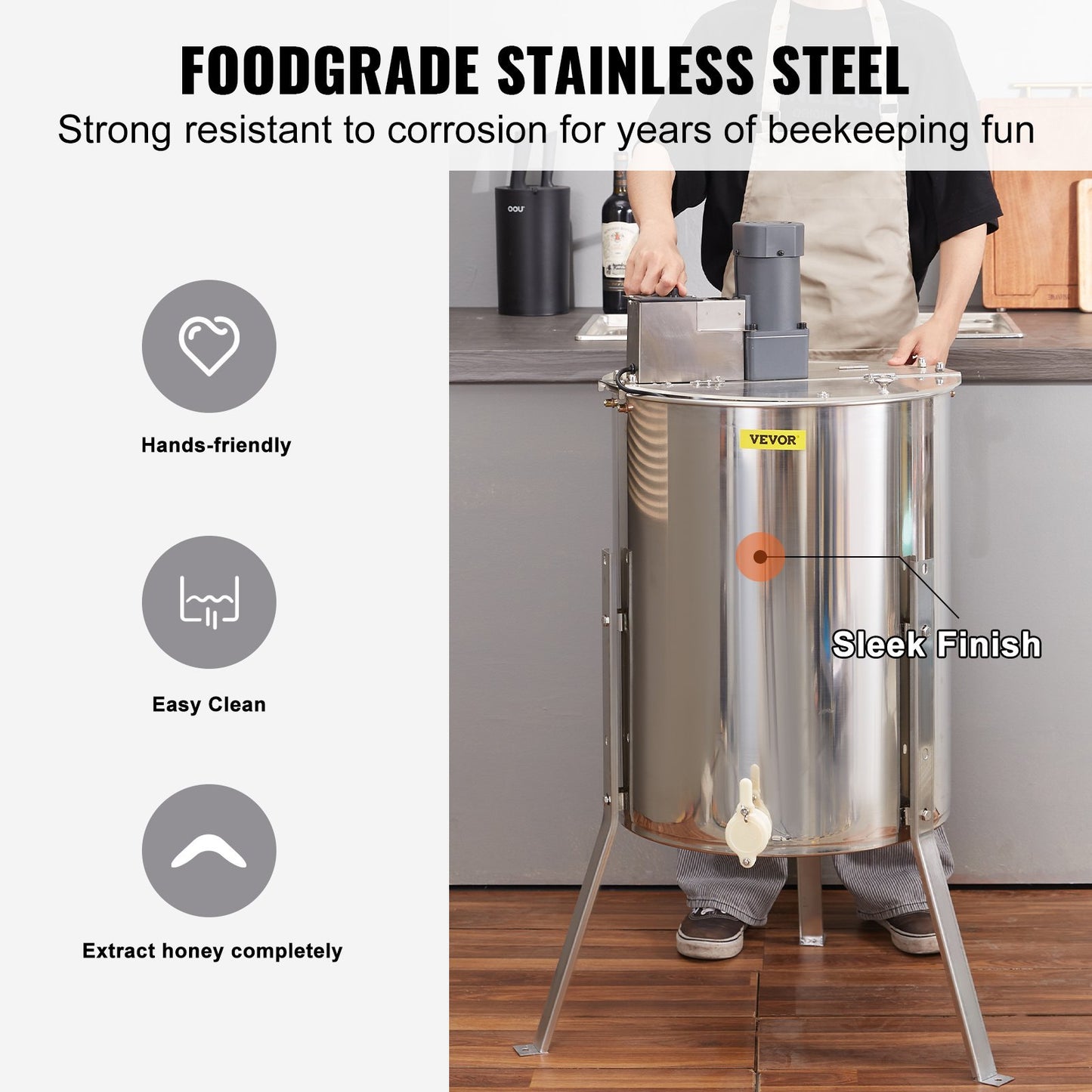 VEVOR Electric Honey Extractor