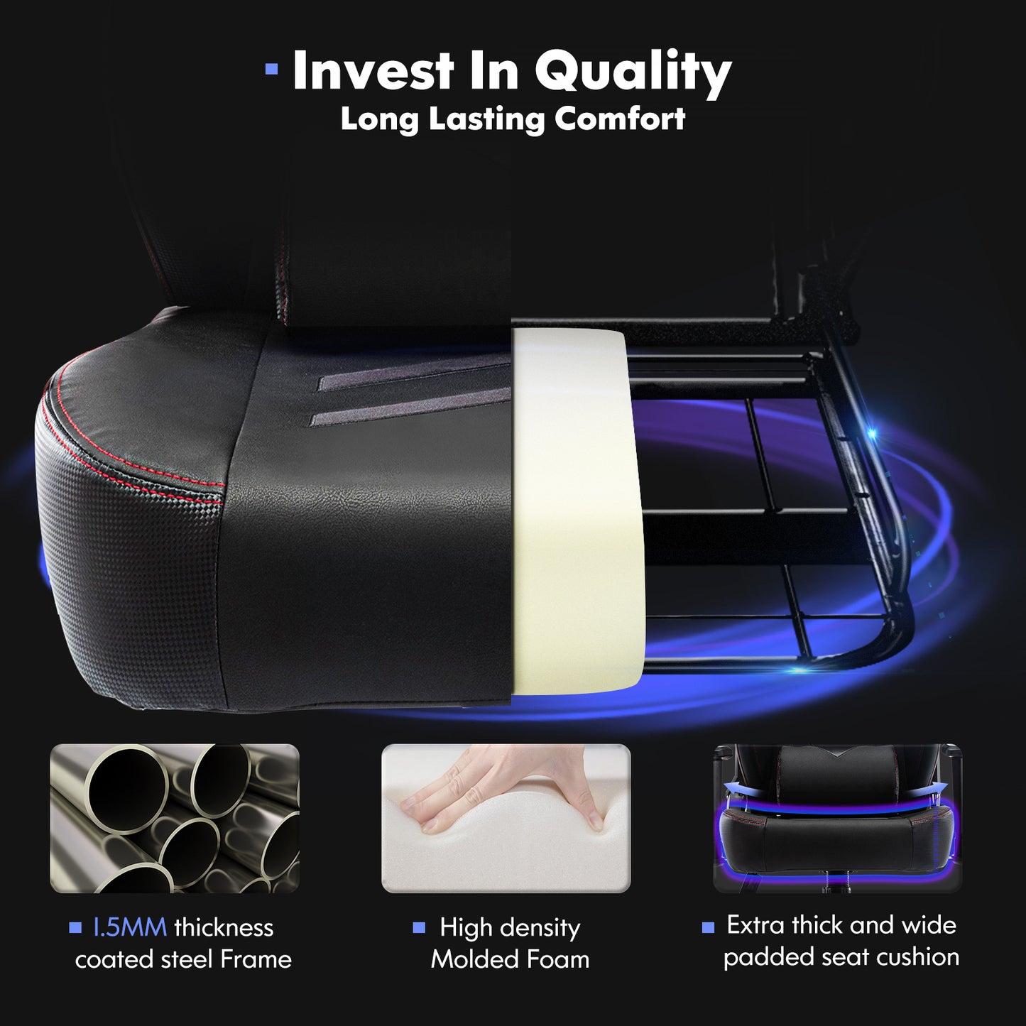 Tall Gaming Chair Racing Computer Gaming Chair