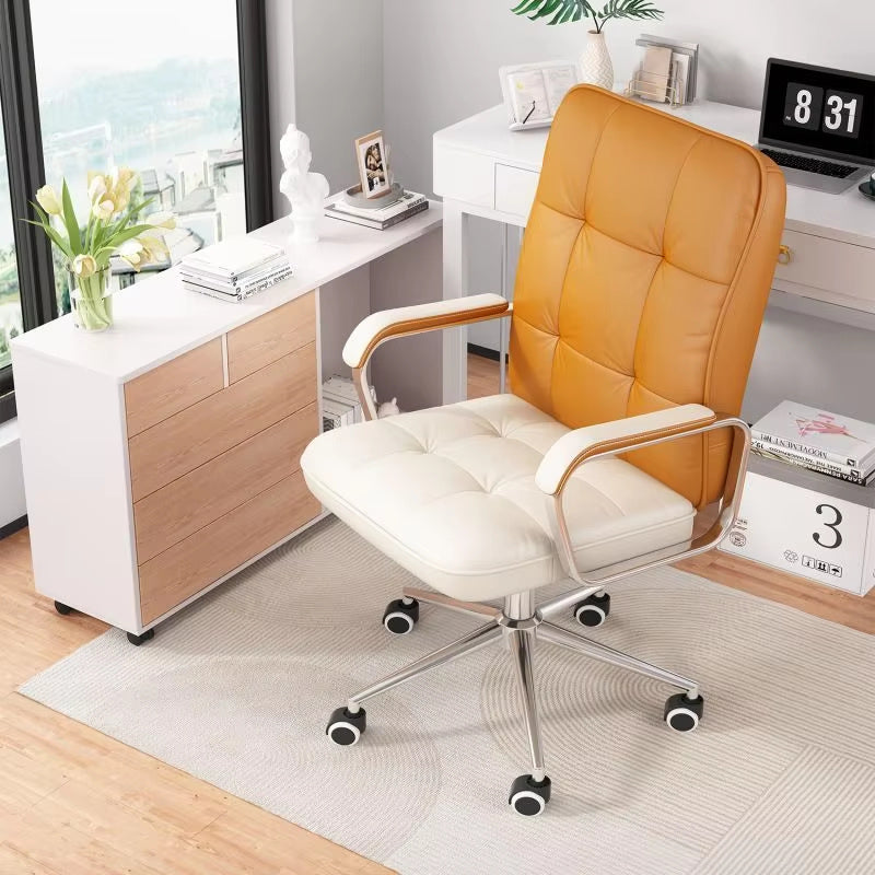 Computer Leather Desk Office Chair