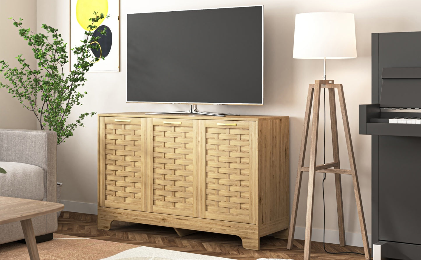 Storage Cabinet With 3 Doors