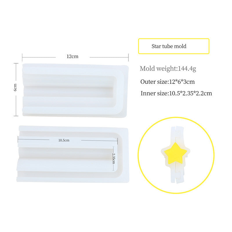 Silicone Tube Mold Soap Molds