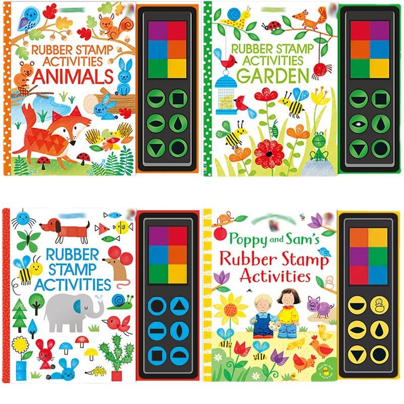 Kids Stamp Finger Coloring Book