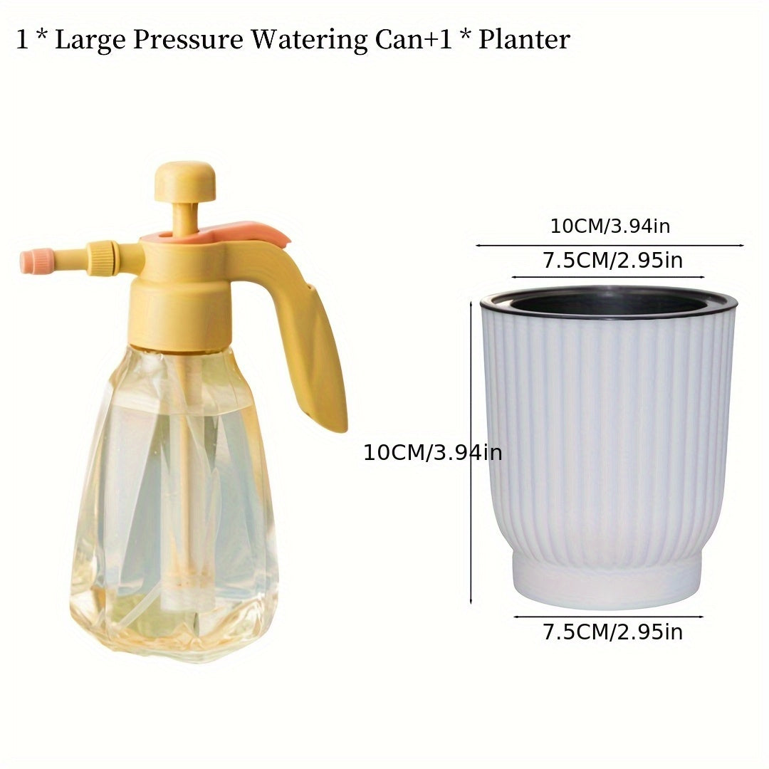 1.5L Large Pressure Sprayer Watering Can for Gardening