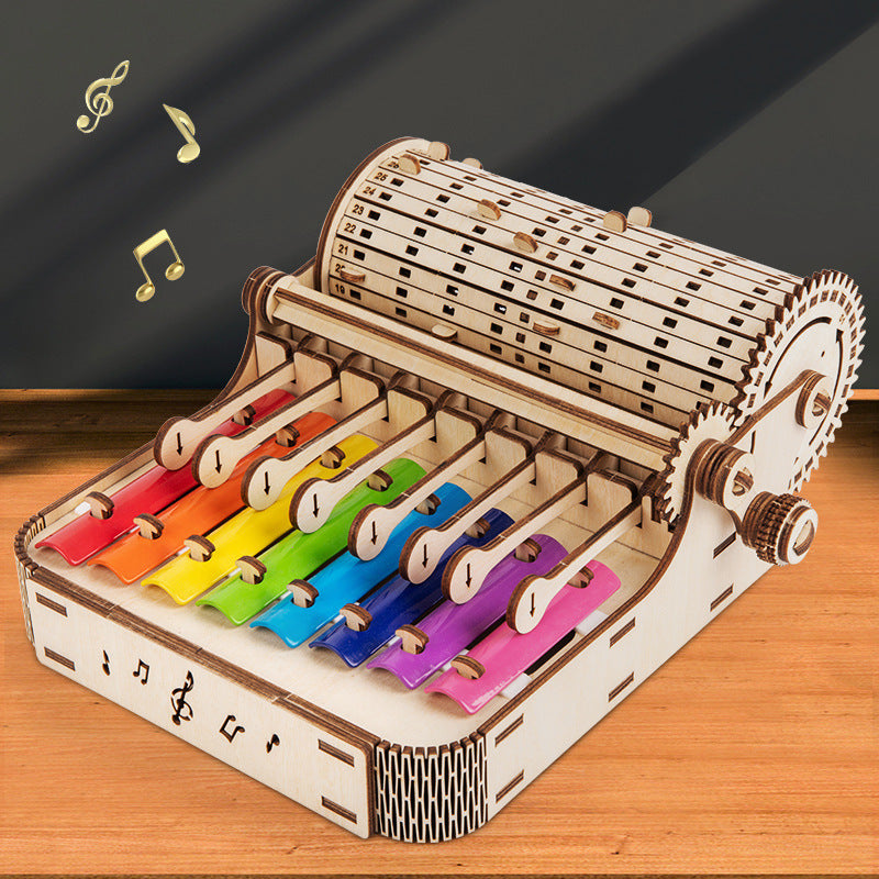 Wooden Piano Puzzle Music STEM Kit