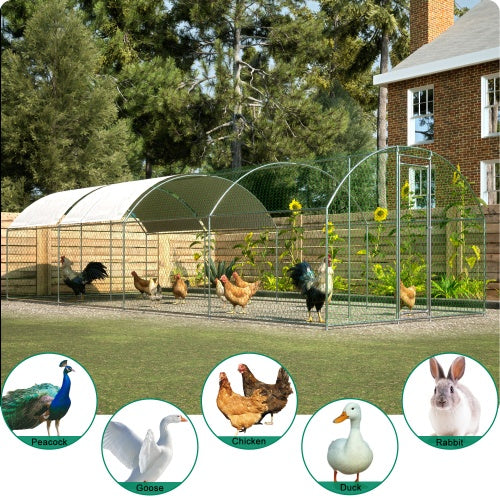 X-Large Chicken Coop Metal Chicken Track