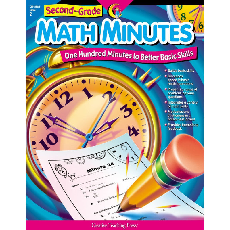 SECOND-GR MATH MINUTES BOOK