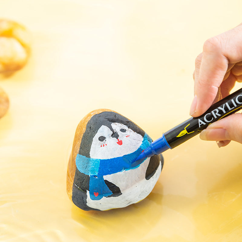 Double-ended Colorful Acrylic Marker set