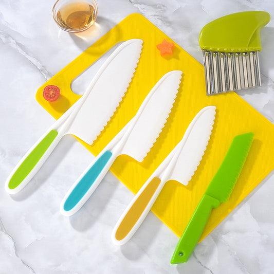 Children's Plastic Knife Kitchen cooking Kit
