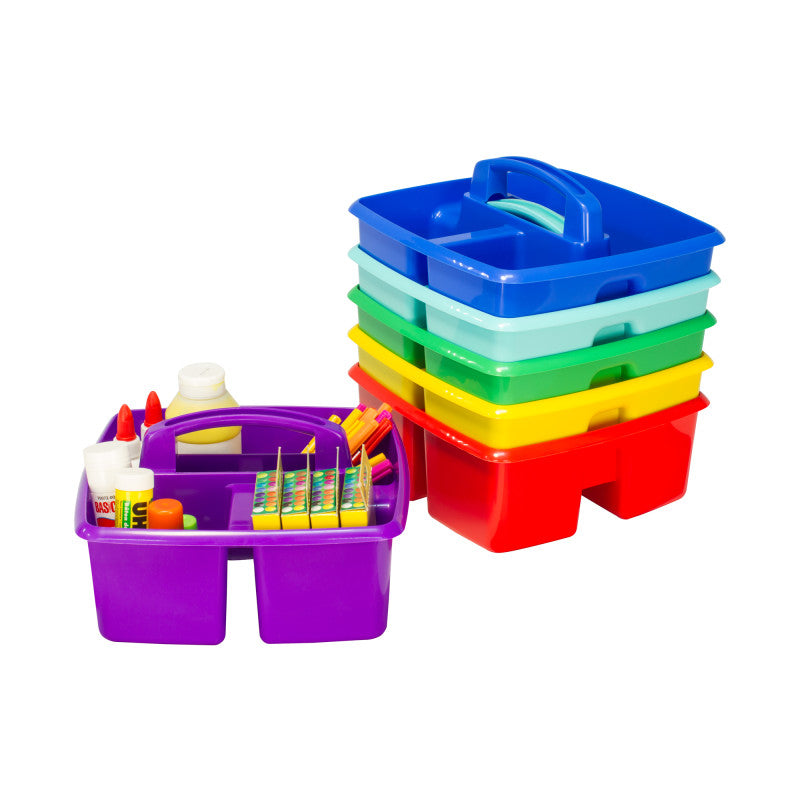 SMALL CADDY ASSORTED COLORS 6/SET
