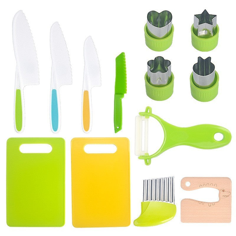 Children's Plastic Knife Kitchen cooking Kit