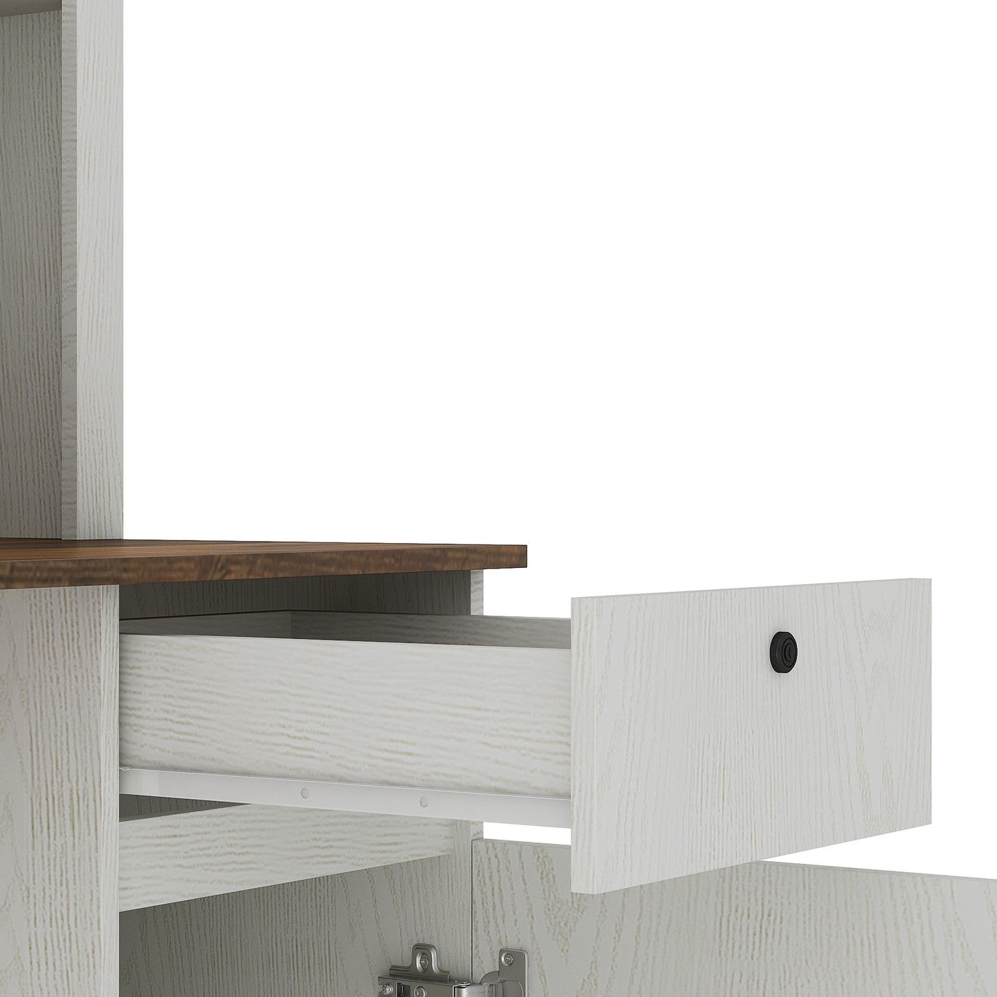 Computer Desk With Hutch & Bookshelf