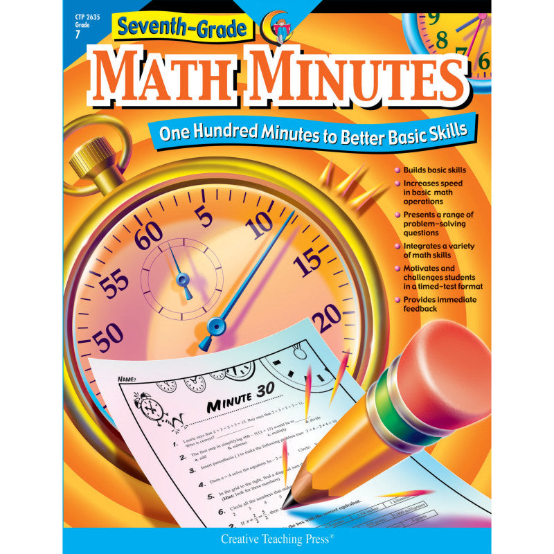 SEVENTH-GR MATH MINUTES BOOK