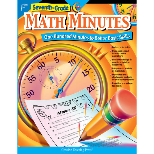 SEVENTH-GR MATH MINUTES BOOK
