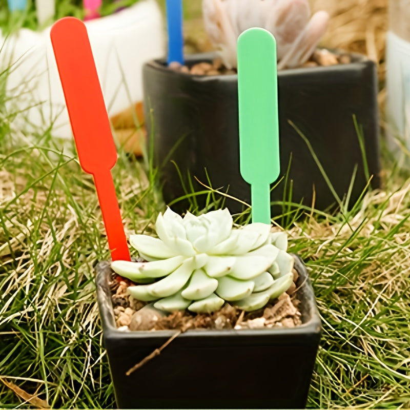 100 garden plant labels with marking pens - suitable for outdoor gardening and lawn care