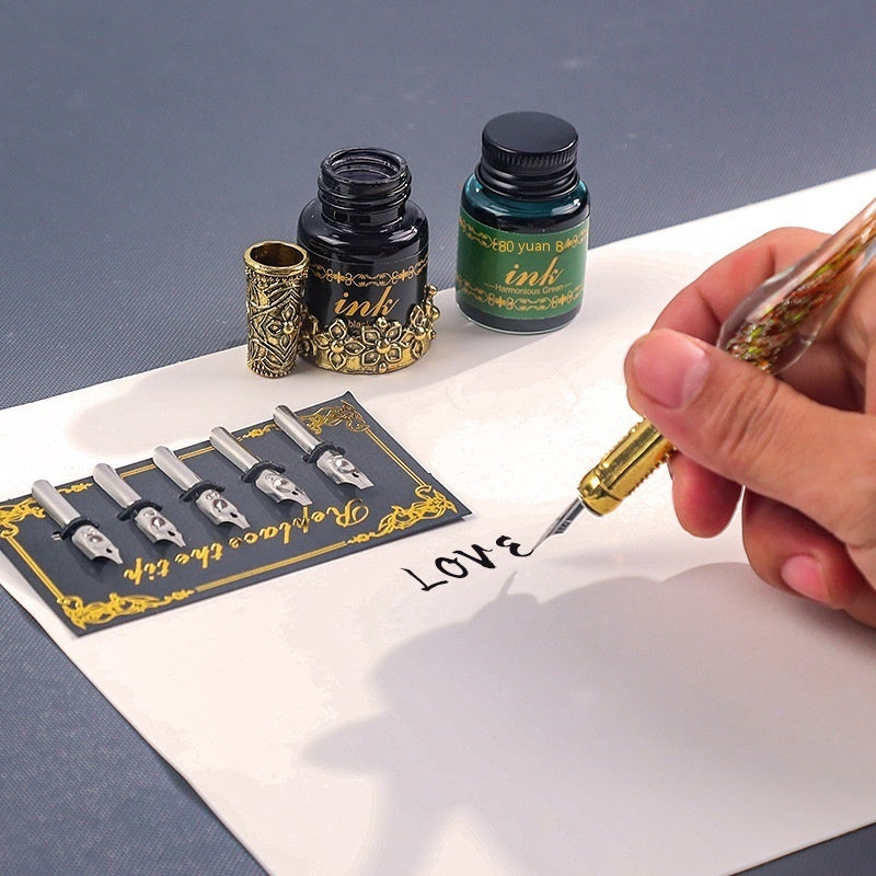 Feather Pen Kit Dipping Pen Craft Set