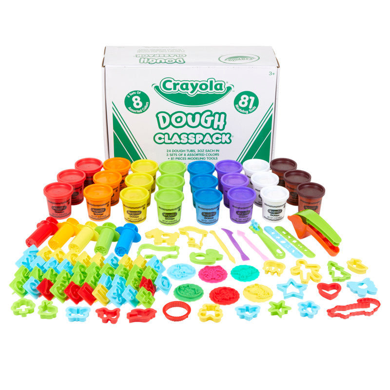 CLASSPACK DOUGH WITH CLAY TOOLS