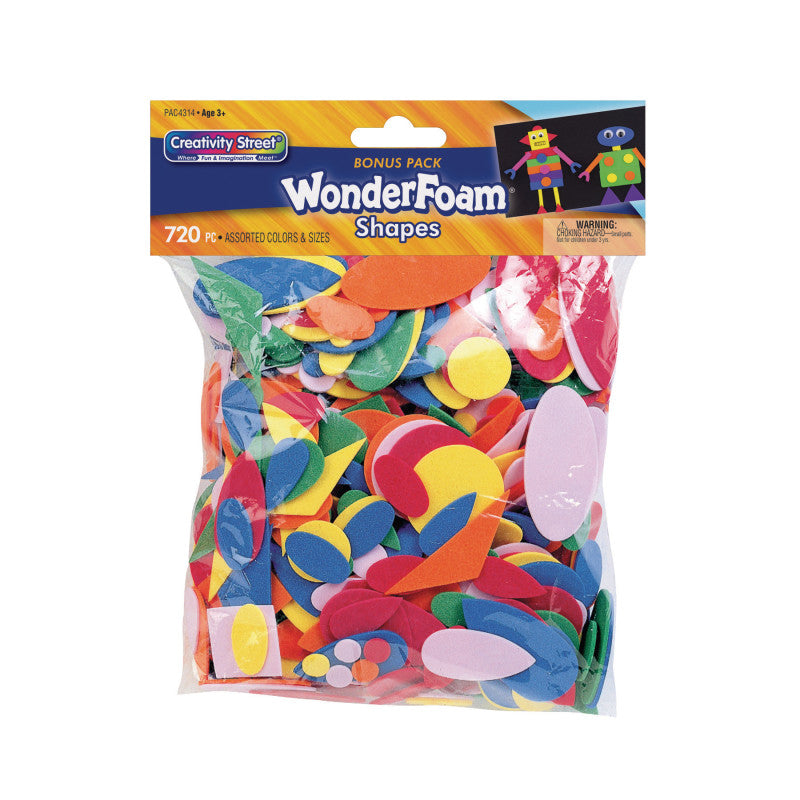 WONDERFOAM 720 PCS IN ASSRT COLORS