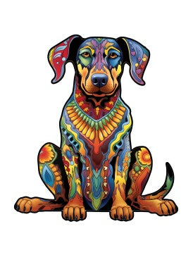 Dog Wooden Puzzles STEM KIt
