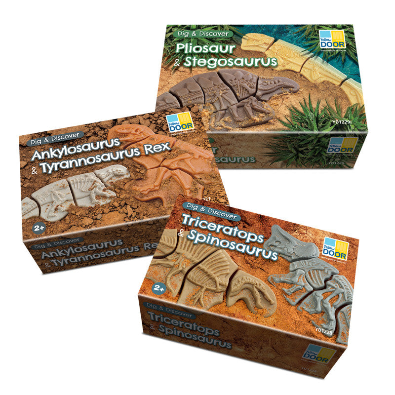 DIG & DISCOVER DINOSAUR SCIENCE KIT MULTI PACK