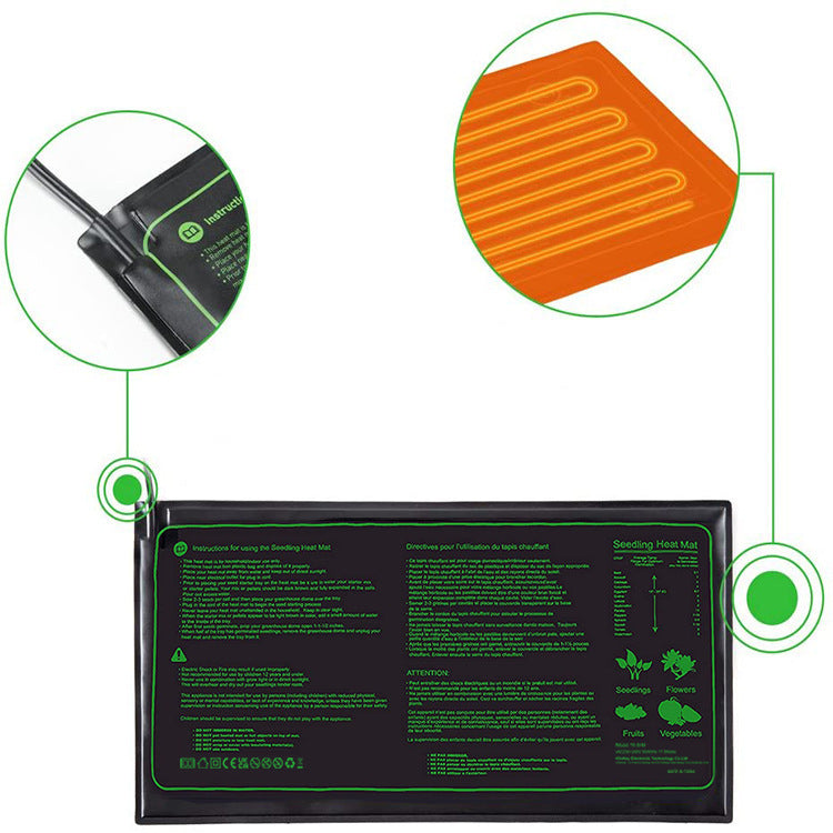 Waterproof Heating Pad Seedling Cultivation Seedling Pad