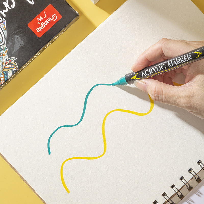 Double-ended Colorful Acrylic Marker set